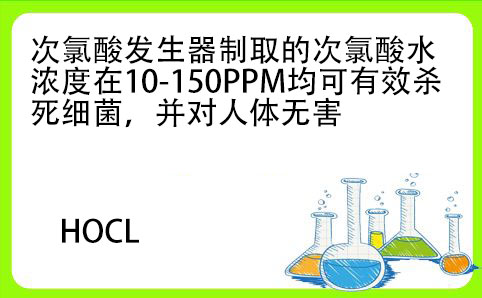 次氯酸殺菌濃度